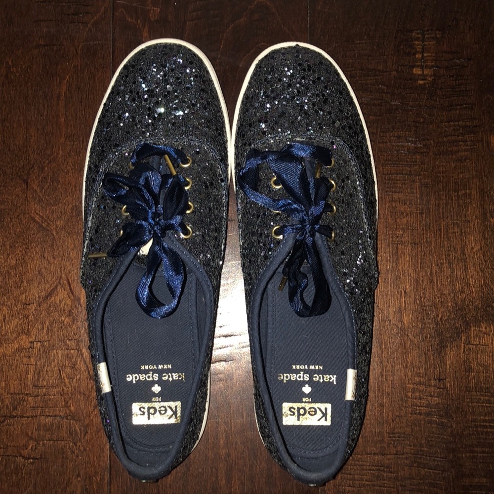 Ked x Kate Spade glitter keds
